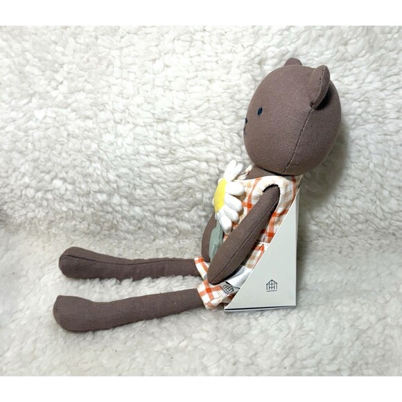 Hearth & Hand Magnolia Bear Plush Flower Spring Summer Target NEW - Picture 3 of 4